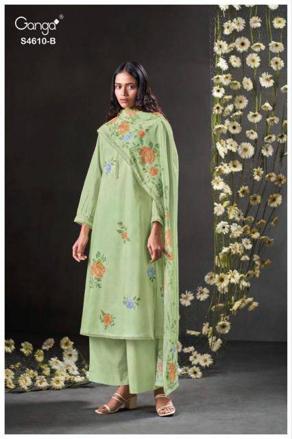 Ganga florie 4610 Dress fabric suppliers in Delhi